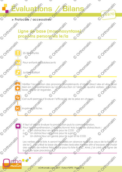 Page 1 de la fiche