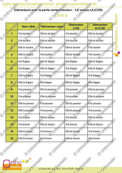 Page 4 de la fiche