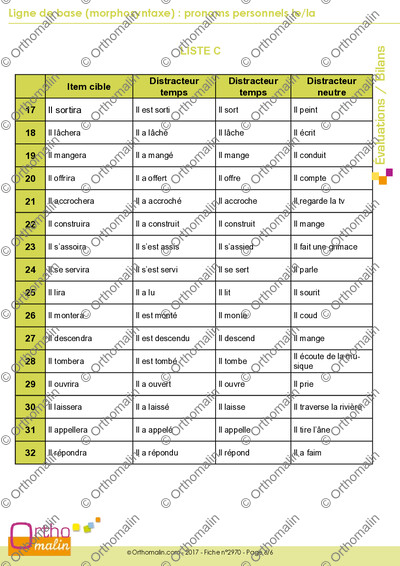Page 6 de la fiche