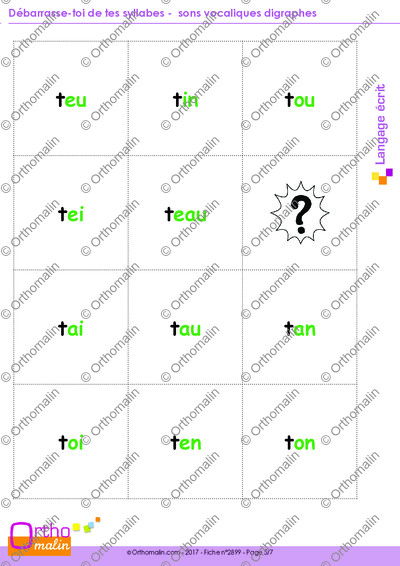 Page 5 de la fiche