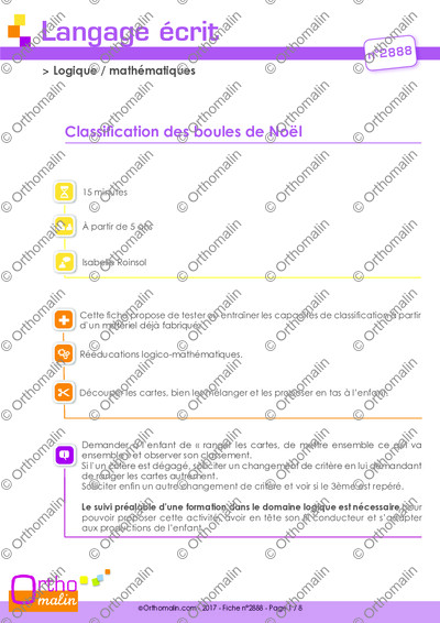 Page 1 de la fiche