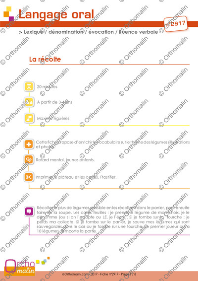 Page 1 de la fiche