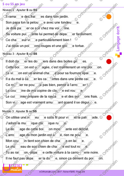 Page 3 de la fiche