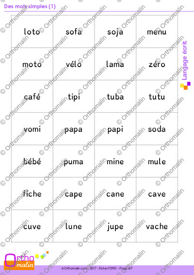 Page 4 de la fiche