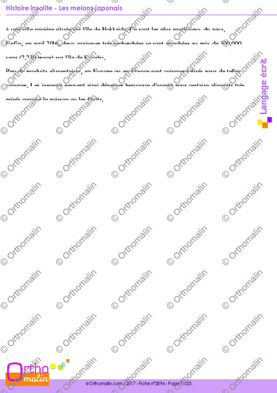 Page 11 de la fiche