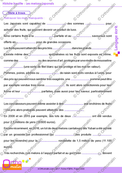 Page 13 de la fiche