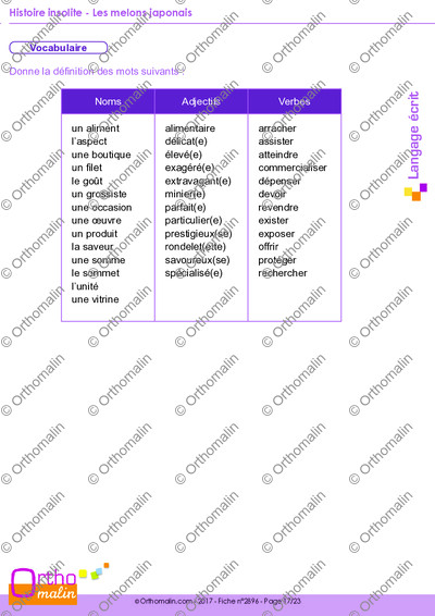 Page 17 de la fiche