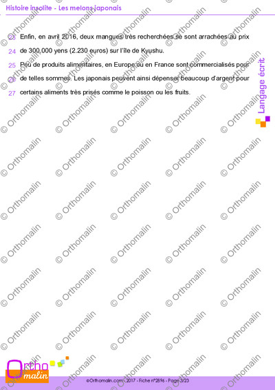Page 3 de la fiche