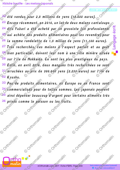 Page 5 de la fiche