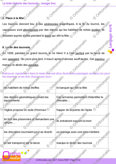 Page 11 de la fiche