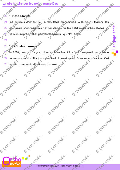 Page 4 de la fiche