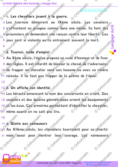 Page 5 de la fiche