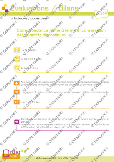 Page 1 de la fiche