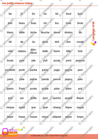 Page 8 de la fiche