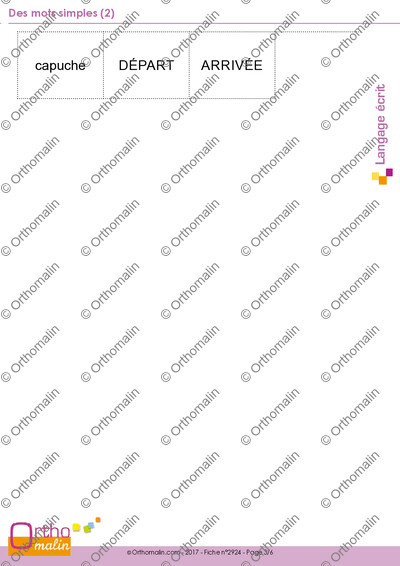 Page 3 de la fiche