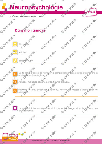 Page 1 de la fiche