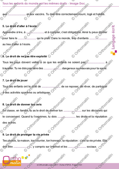 Page 11 de la fiche