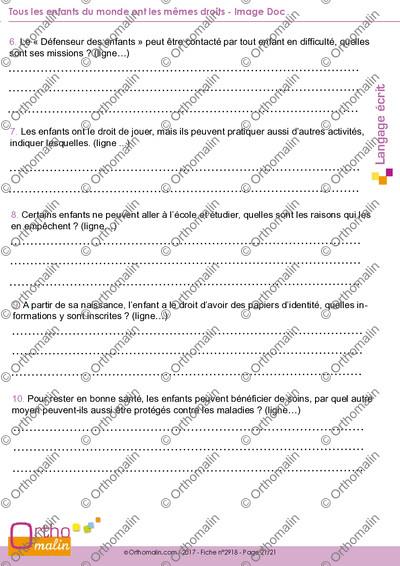 Page 21 de la fiche