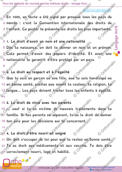 Page 6 de la fiche