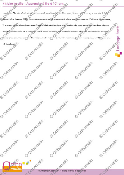 Page 11 de la fiche