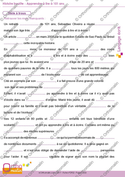 Page 13 de la fiche
