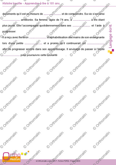 Page 14 de la fiche
