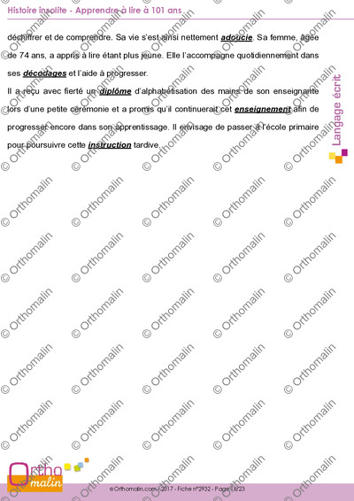 Page 16 de la fiche