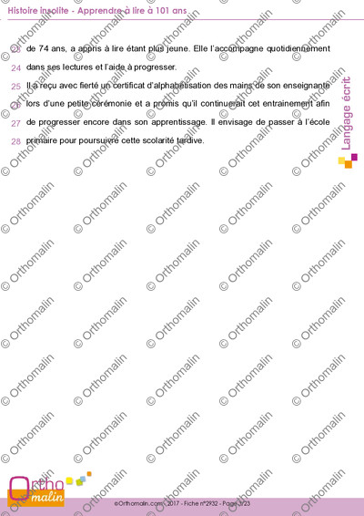 Page 3 de la fiche