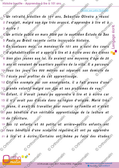 Page 4 de la fiche