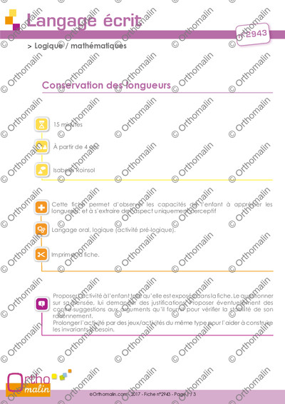 Page 1 de la fiche