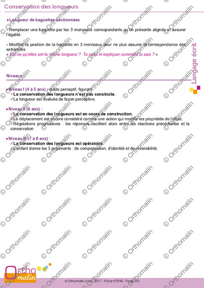Page 3 de la fiche
