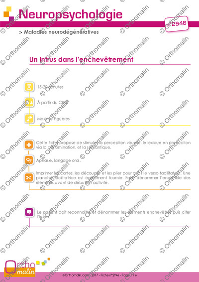 Page 1 de la fiche