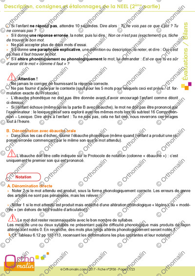 Page 11 de la fiche