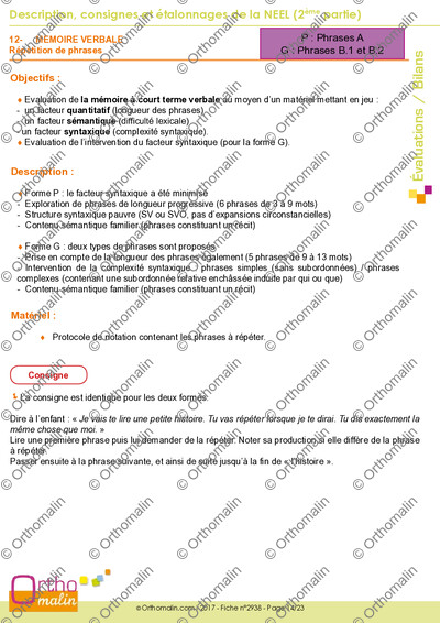 Page 14 de la fiche