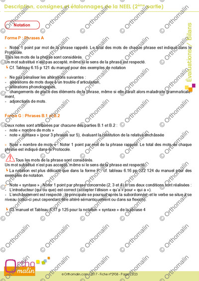 Page 15 de la fiche