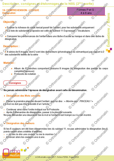 Page 22 de la fiche