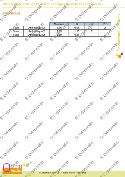 Page 6 de la fiche