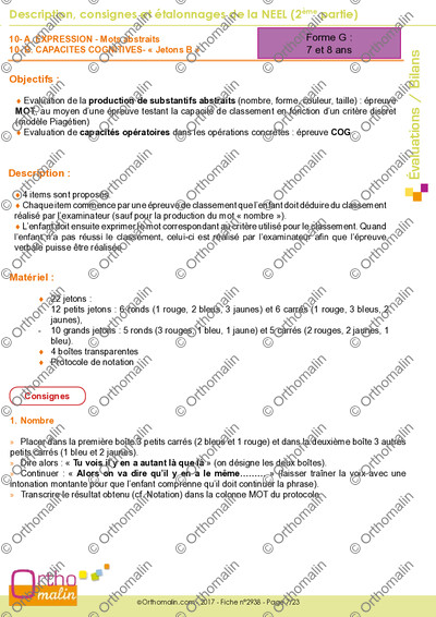 Page 7 de la fiche
