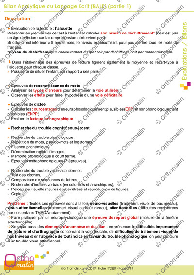 Page 3 de la fiche