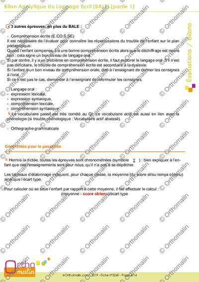 Page 4 de la fiche