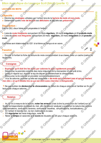 Page 5 de la fiche