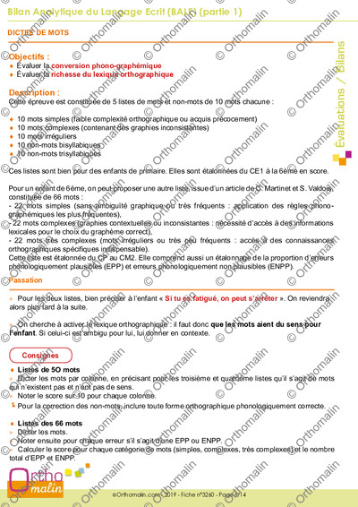 Page 8 de la fiche