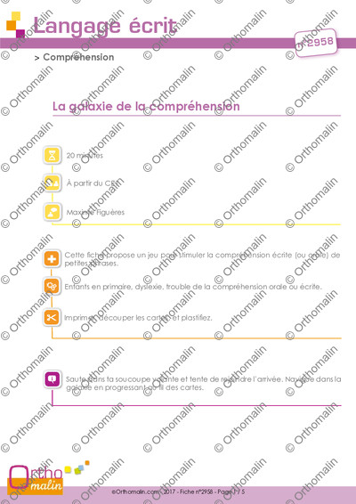 Page 1 de la fiche