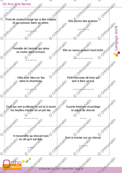 Page 3 de la fiche