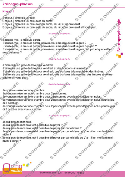 Page 2 de la fiche