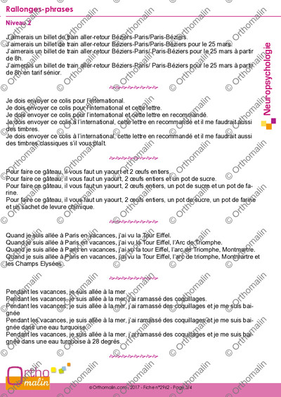 Page 3 de la fiche