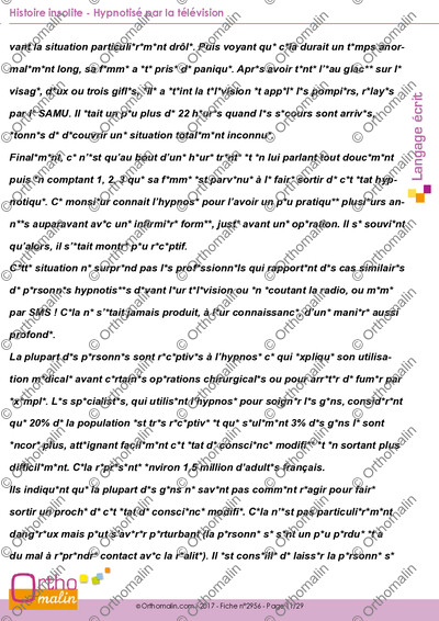 Page 11 de la fiche