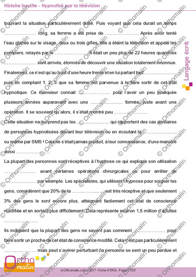 Page 17 de la fiche