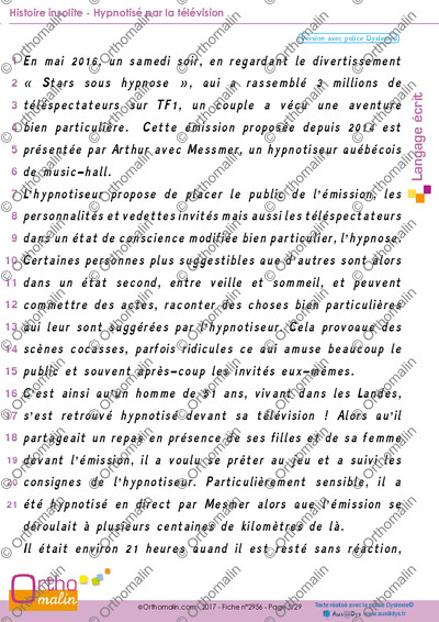Page 5 de la fiche