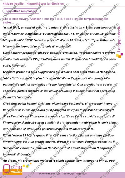 Page 10 de la fiche